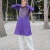 Blouse Lauren - Polka Purple