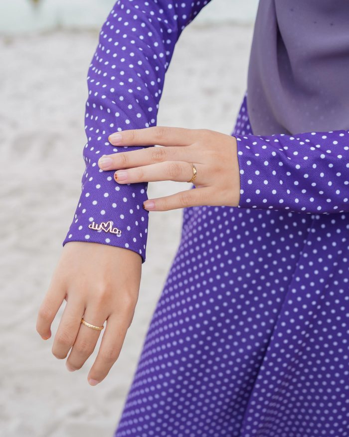 Blouse Lauren - Polka Purple - Image 5