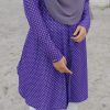 Blouse Lauren - Polka Purple - Image 7