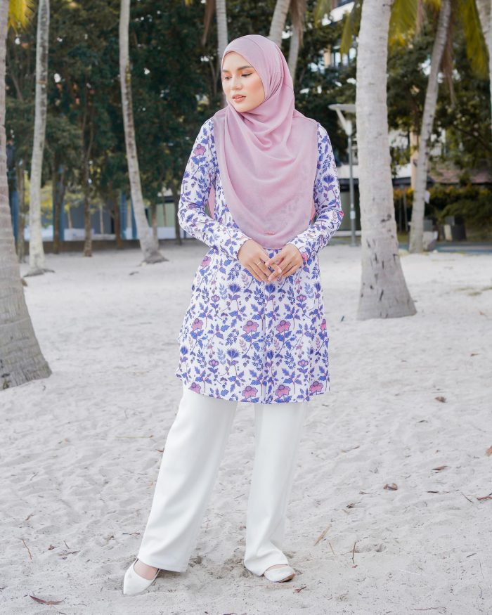 Blouse Lauren - Retro Cyclamen - Image 2