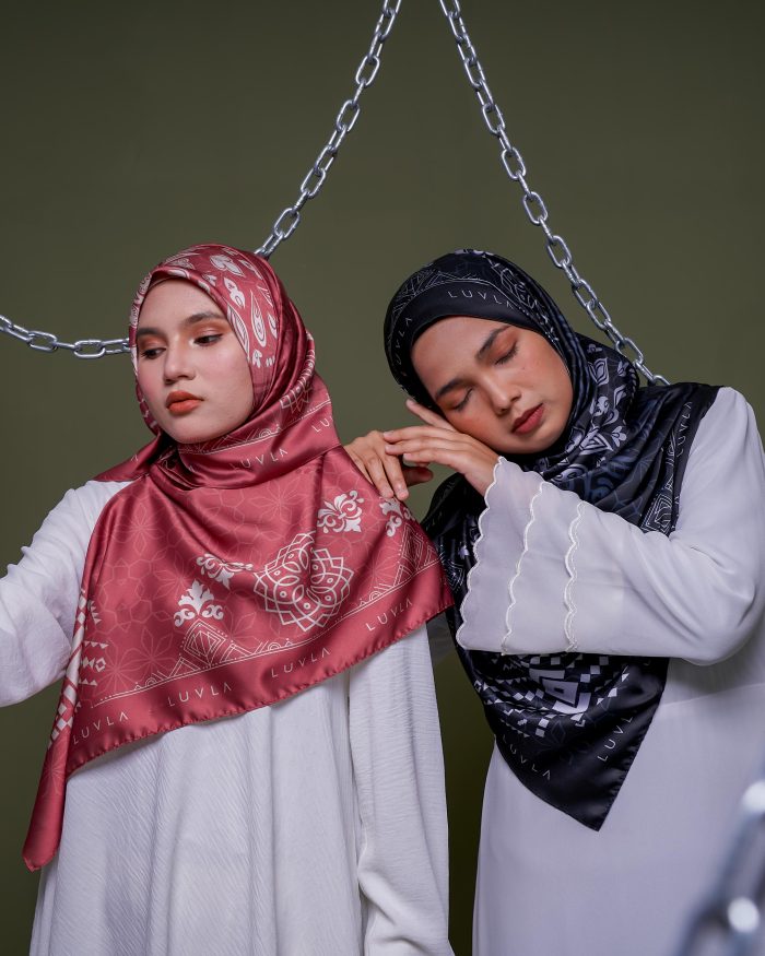 Tudung Bawal Satin  Casablanca - Zagora - Image 6
