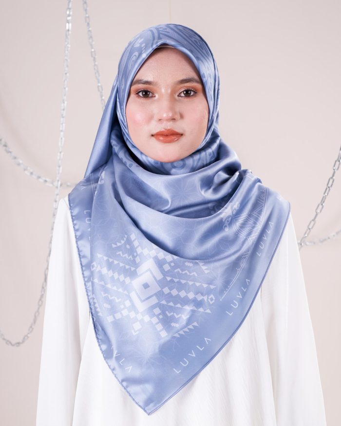 Tudung Bawal Satin Casablanca - Safi - Image 2