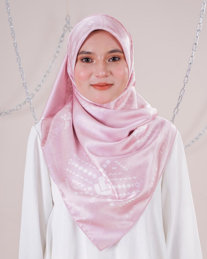 Tudung Bawal Satin Casablanca - Tarfeya - Image 5