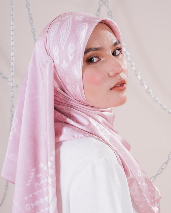 Tudung Bawal Satin Casablanca - Tarfeya - Image 2