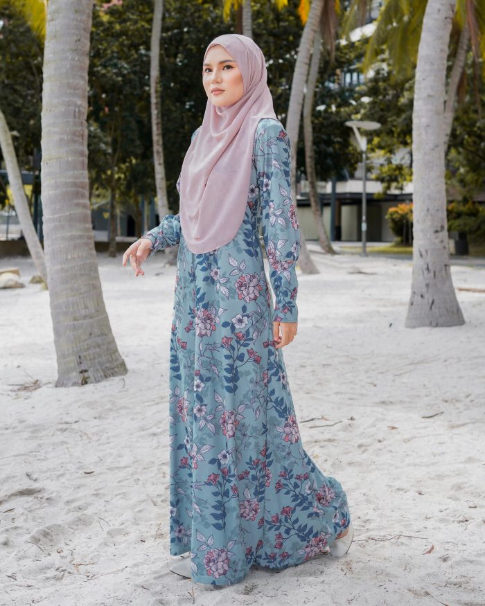 Dress Leila - Dahlia Turqoise