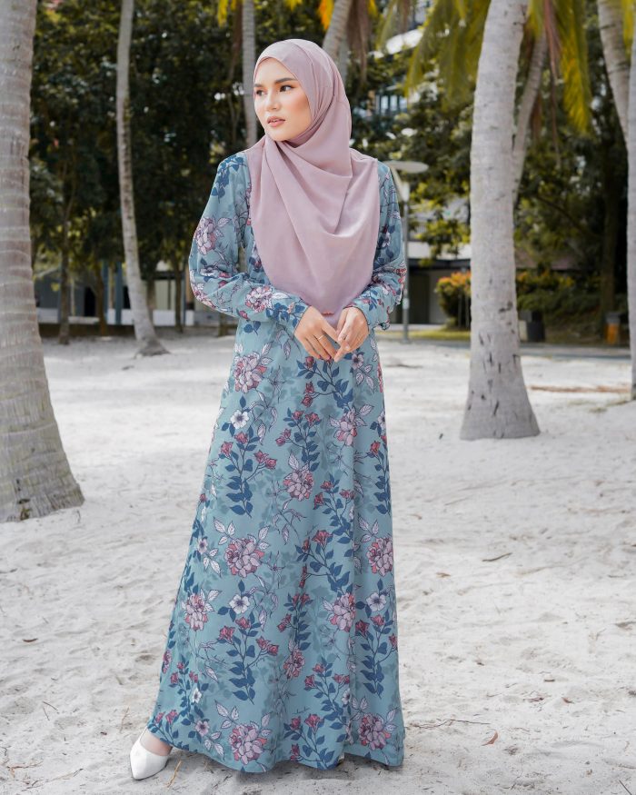 Dress Leila - Dahlia Turqoise - Image 3