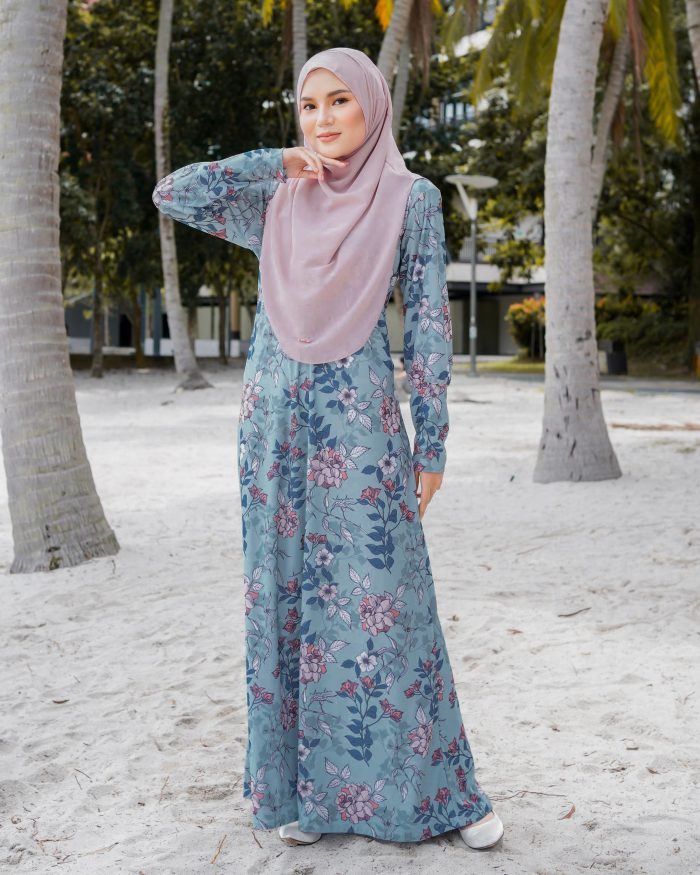 Dress Leila - Dahlia Turqoise - Image 2