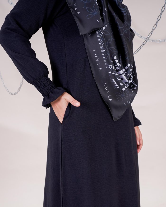 Dress Siti Nordiana - Black - Image 5