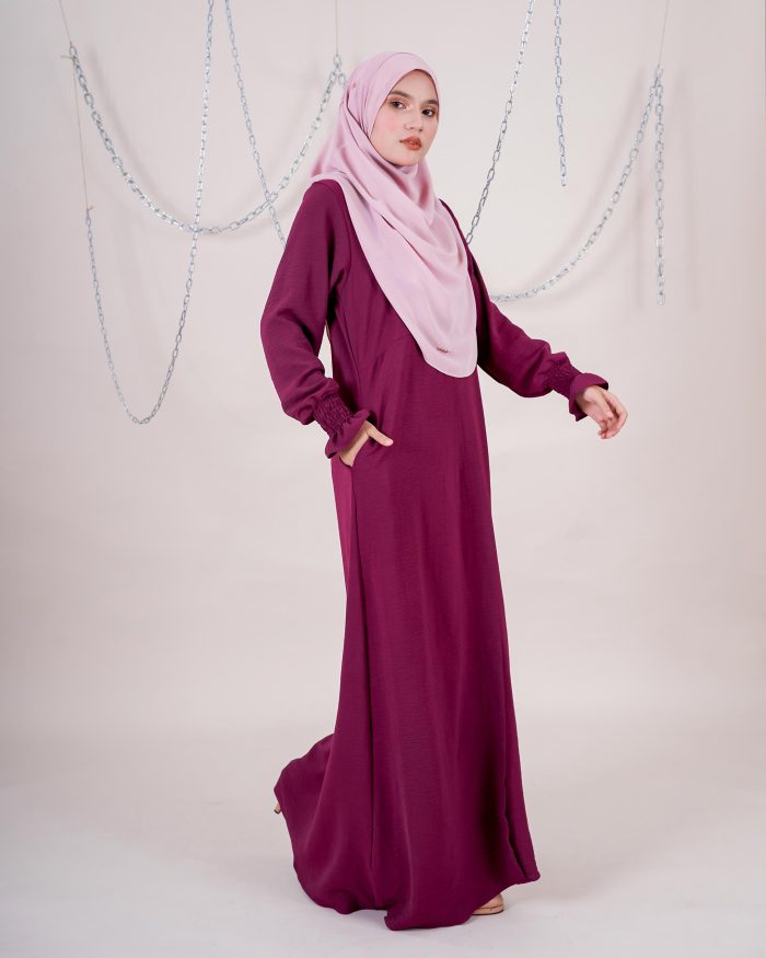 Dress Siti Nordiana - Maroon