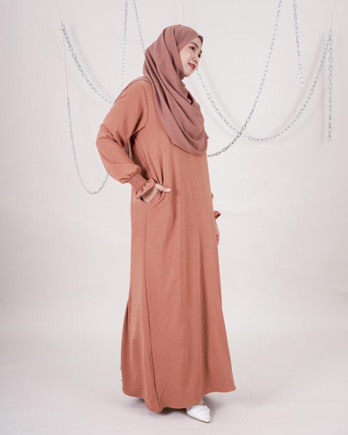 Dress Siti Nordiana - Russet Brown - Image 3