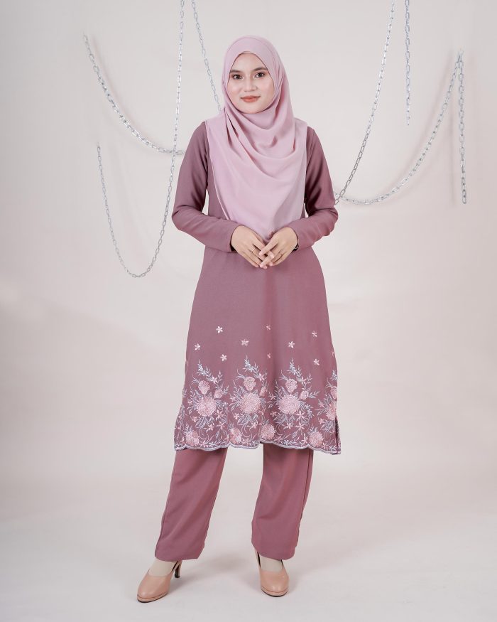 Baju Kurti Sonia - Alamanda Mauve - Image 3