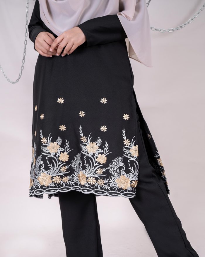 Baju Kurti Sonia - Aurea Black - Image 6