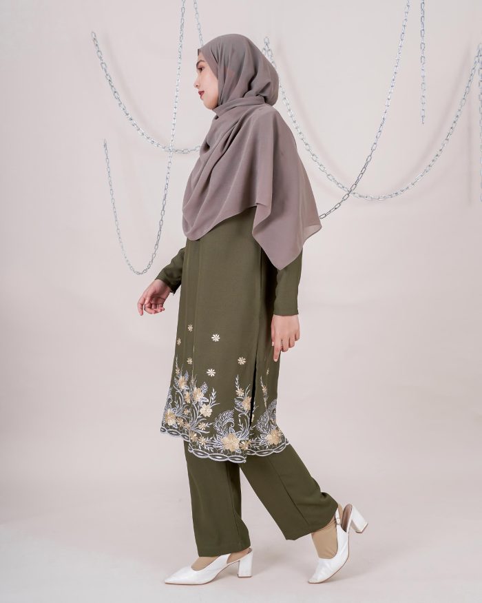 Baju Kurti Sonia - Aurea Olive - Image 2