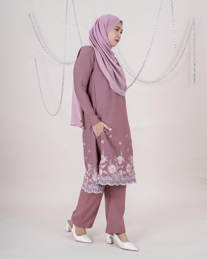 Baju Kurti Sonia - Begonia Mauve - Image 3