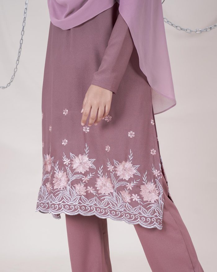 Baju Kurti Sonia - Begonia Mauve - Image 6