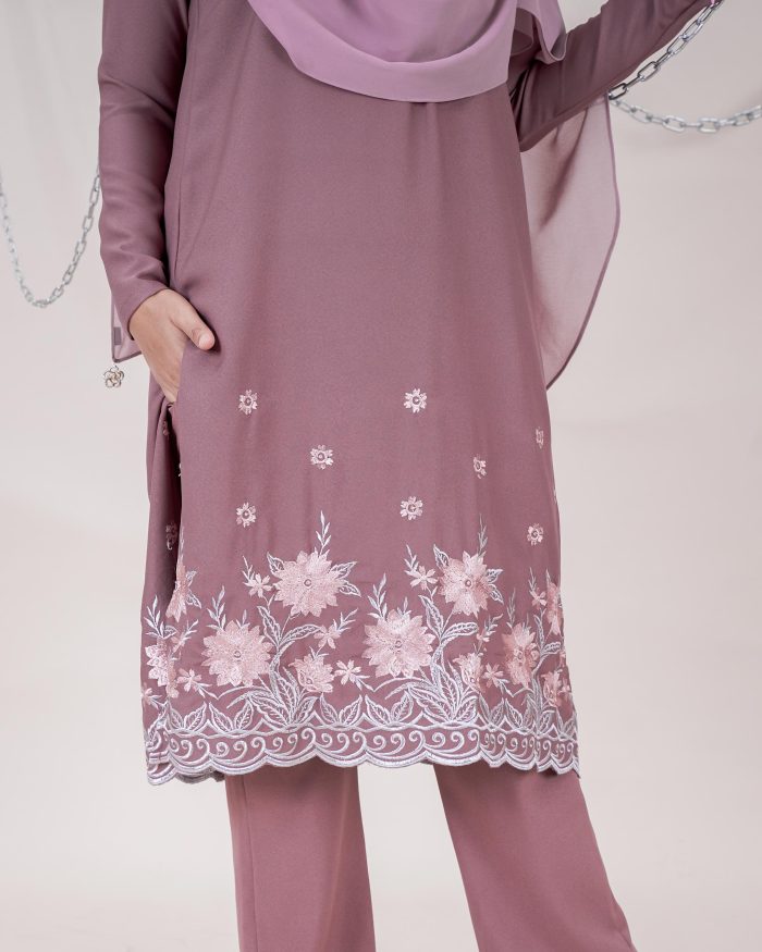 Baju Kurti Sonia - Begonia Mauve - Image 5