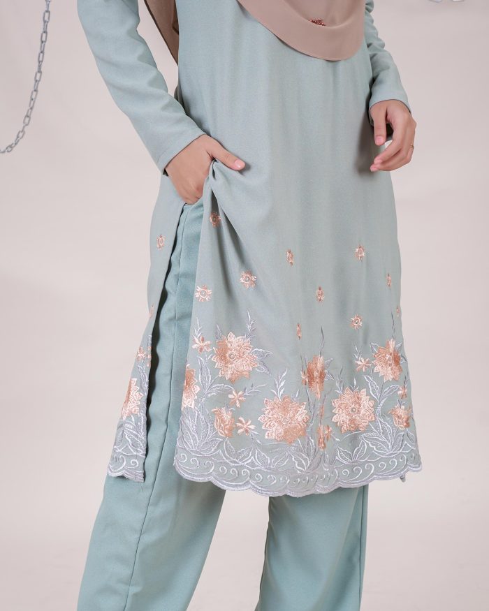 Baju Kurti Sonia - Begonia Pistachio - Image 5