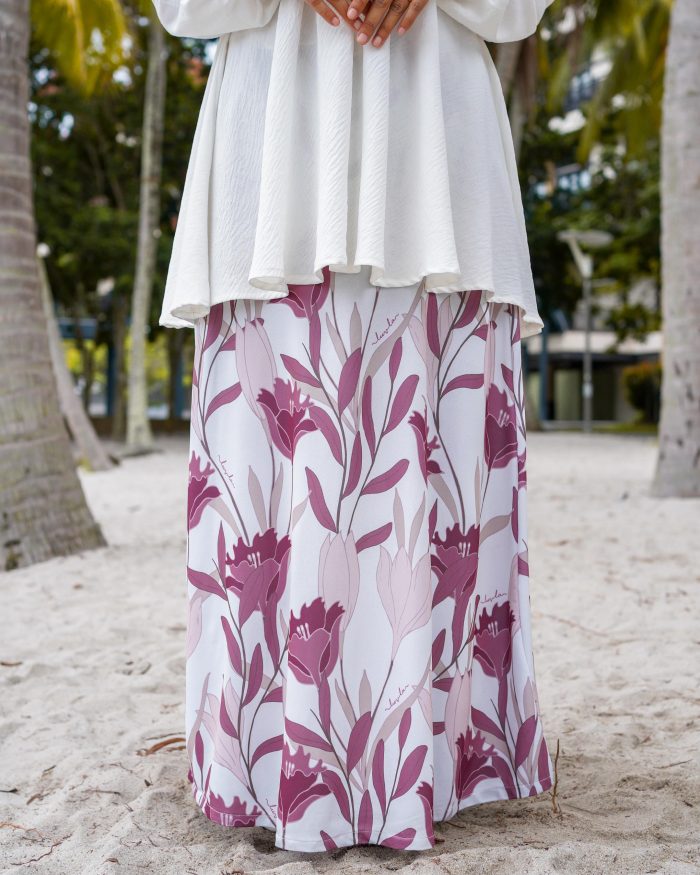 Skirt Printed Liora - Cranessbill Lily - Image 2