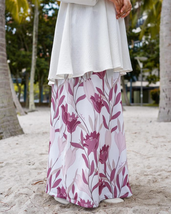 Skirt Printed Liora - Cranessbill Lily - Image 3