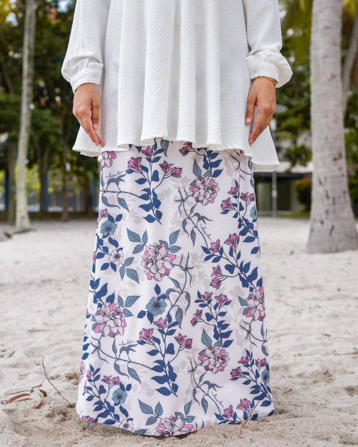 Skirt Printed Liora - Dahlia Beige - Image 3