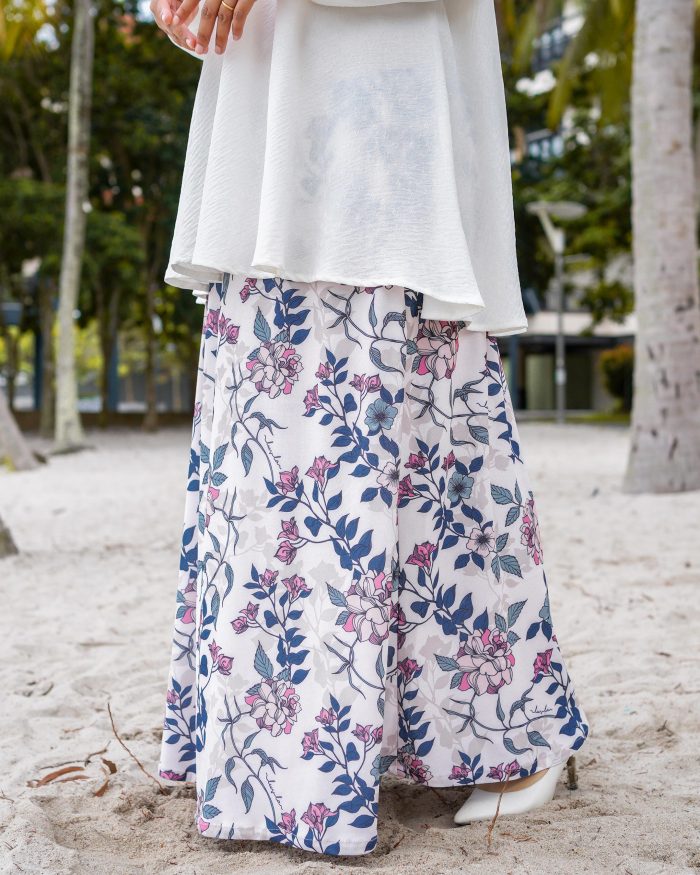 Skirt Printed Liora - Dahlia Beige