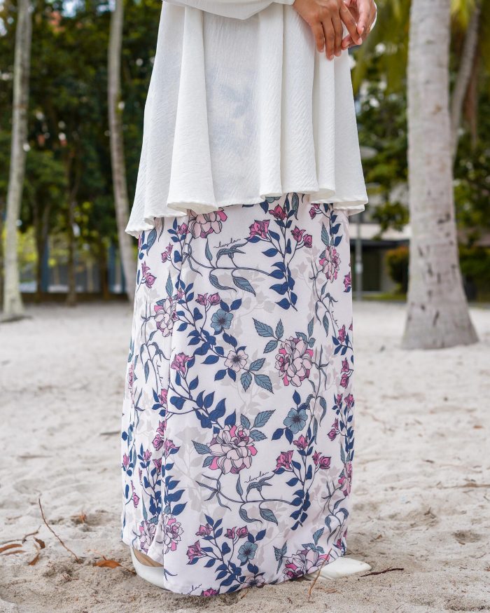 Skirt Printed Liora - Dahlia Beige - Image 2