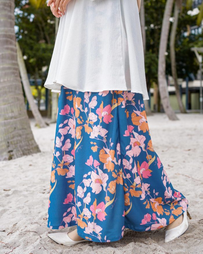 Skirt Printed Liora - Ocean Blossom