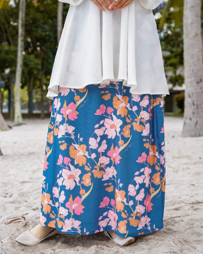 Skirt Printed Liora - Ocean Blossom - Image 2