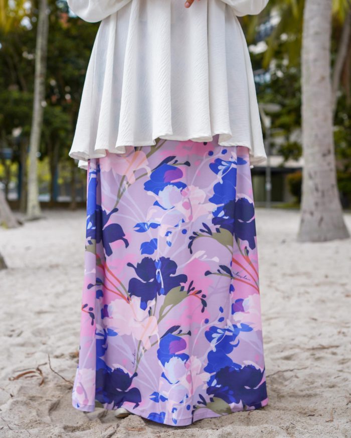 Skirt Printed Liora - Popover Violet - Image 2