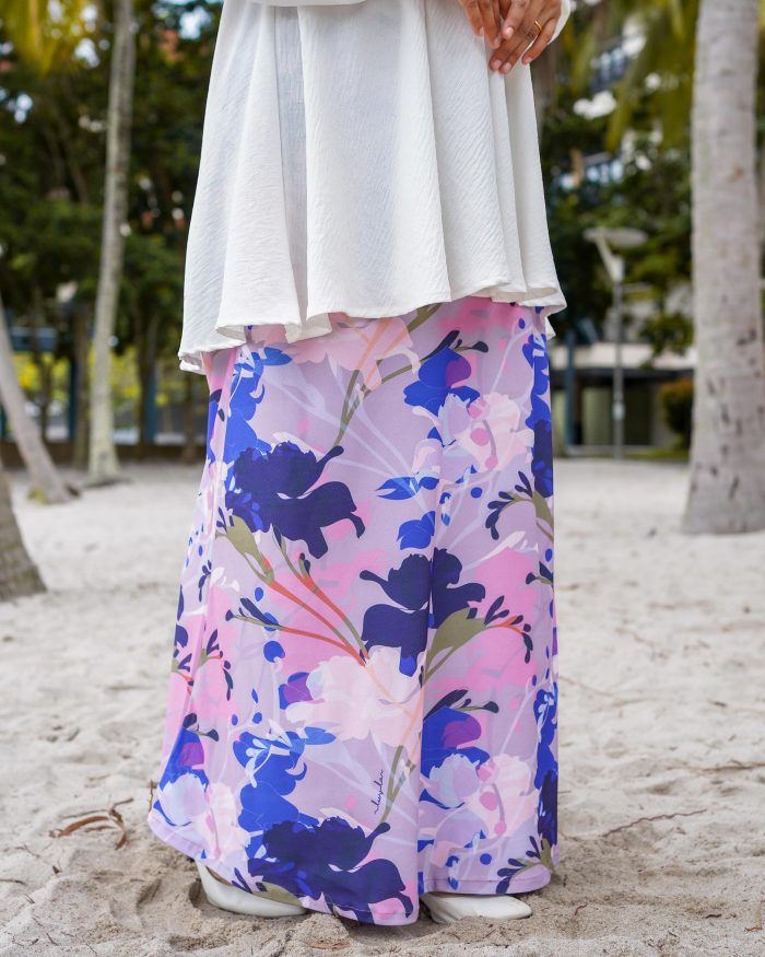 Skirt Printed Liora - Popover Violet