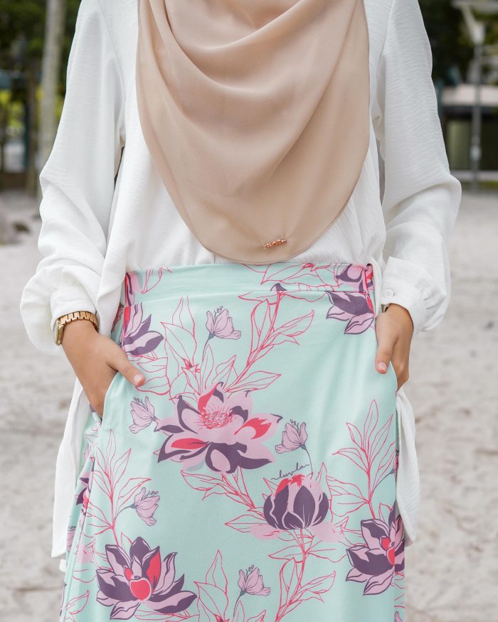 Skirt Printed Liora - Sacred Mint - Image 4