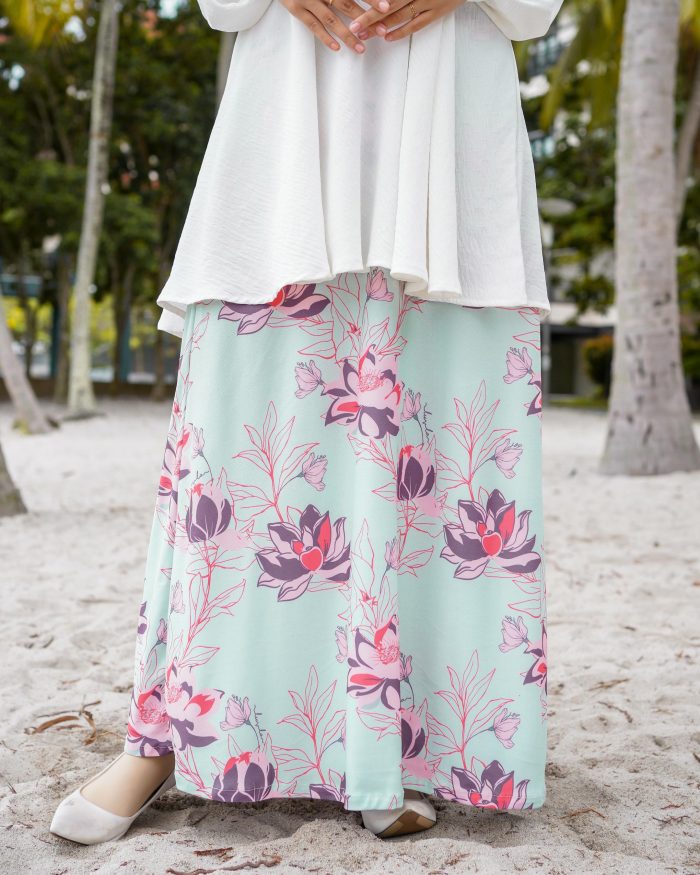 Skirt Printed Liora - Sacred Mint - Image 3