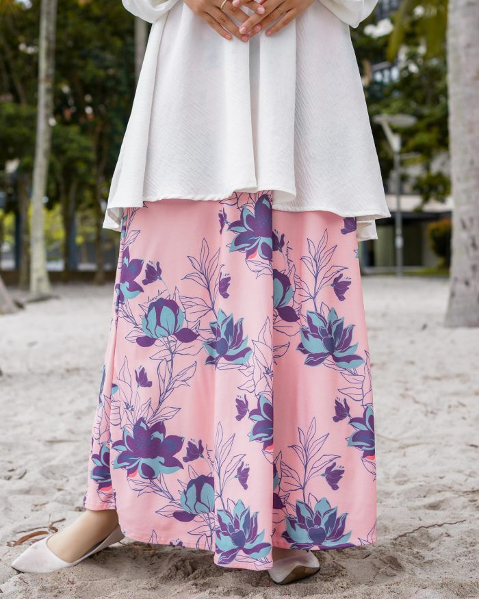 Skirt Printed Liora - Sacred Pink - Image 2