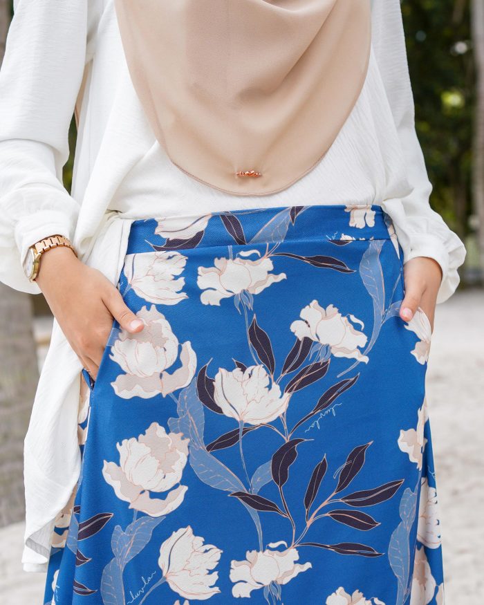 Skirt Printed Liora - Aegean Carnation - Image 4