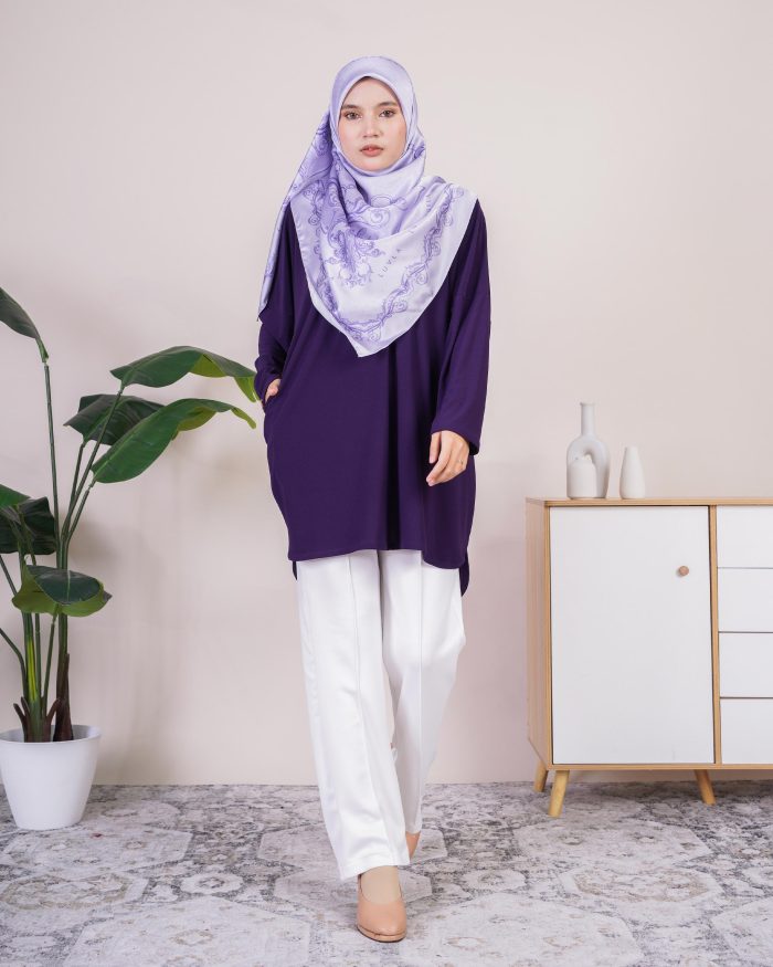 Blouse Laira 2.0 - Eggplant Purple - Image 2