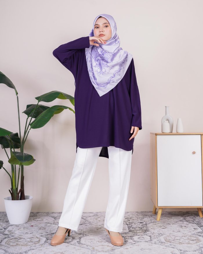 Blouse Laira 2.0 - Eggplant Purple