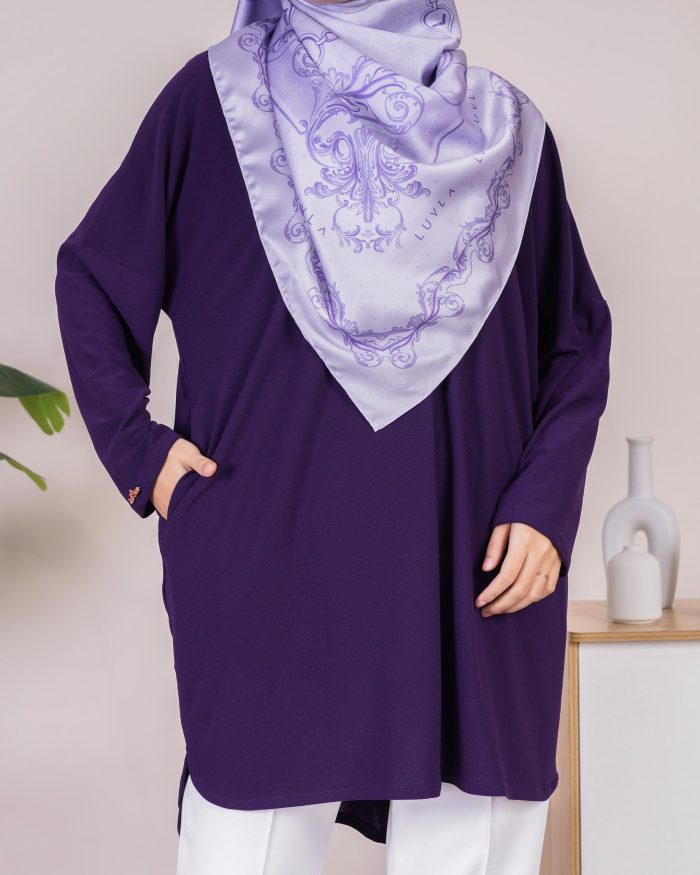 Blouse Laira 2.0 - Eggplant Purple - Image 4