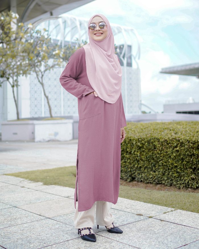 Tunic Rhinta - Mauve Rose - Image 2