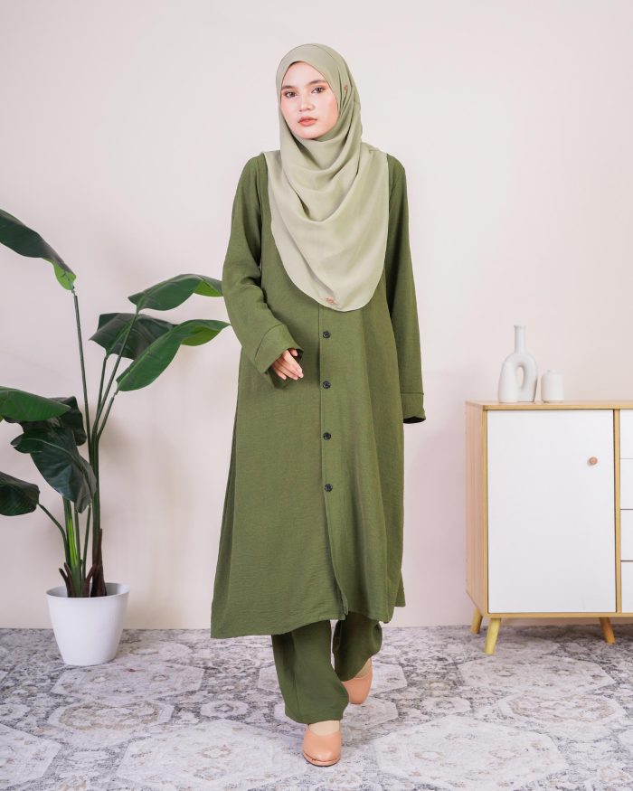 Suit Safa - Olive Green - Image 2