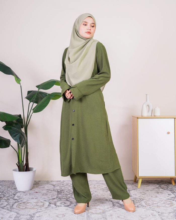 Suit Safa - Olive Green - Image 3