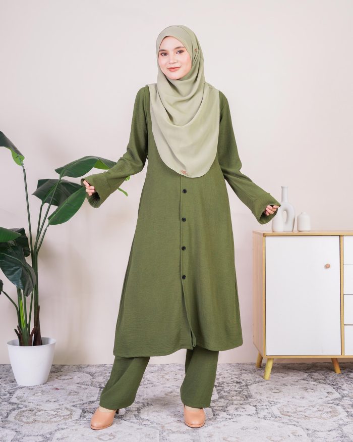 Suit Safa - Olive Green