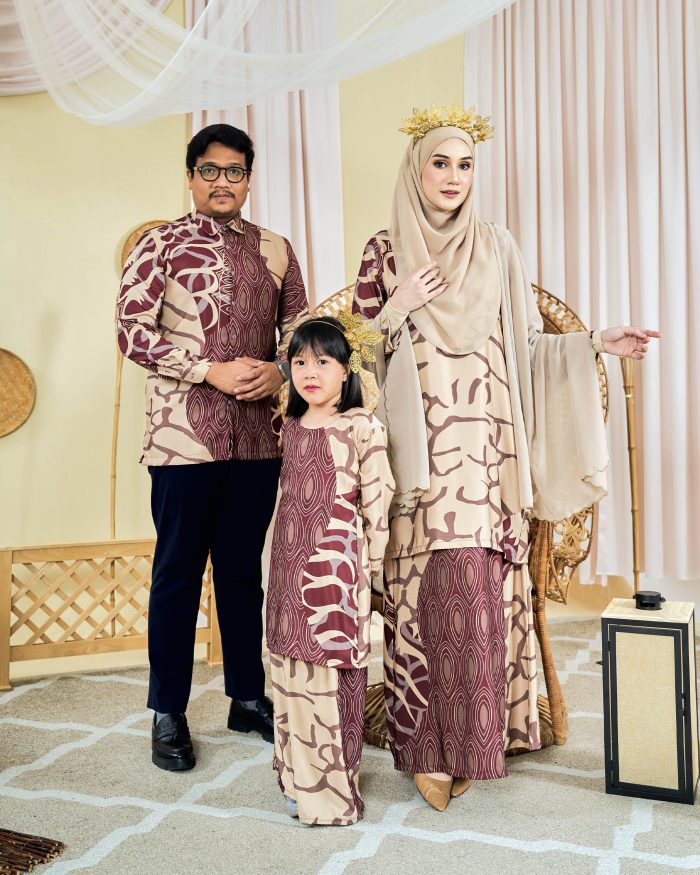 Baju Kurung Moden Batik Sultanah 9.0 - Pawana Brownies - Image 5