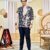 Baju Kemeja Batik Sultan 9.0 - Pawana Leather Black