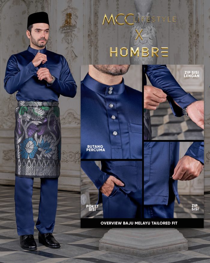 Baju Melayu Tailored Fit – Zamrud Green - Image 6