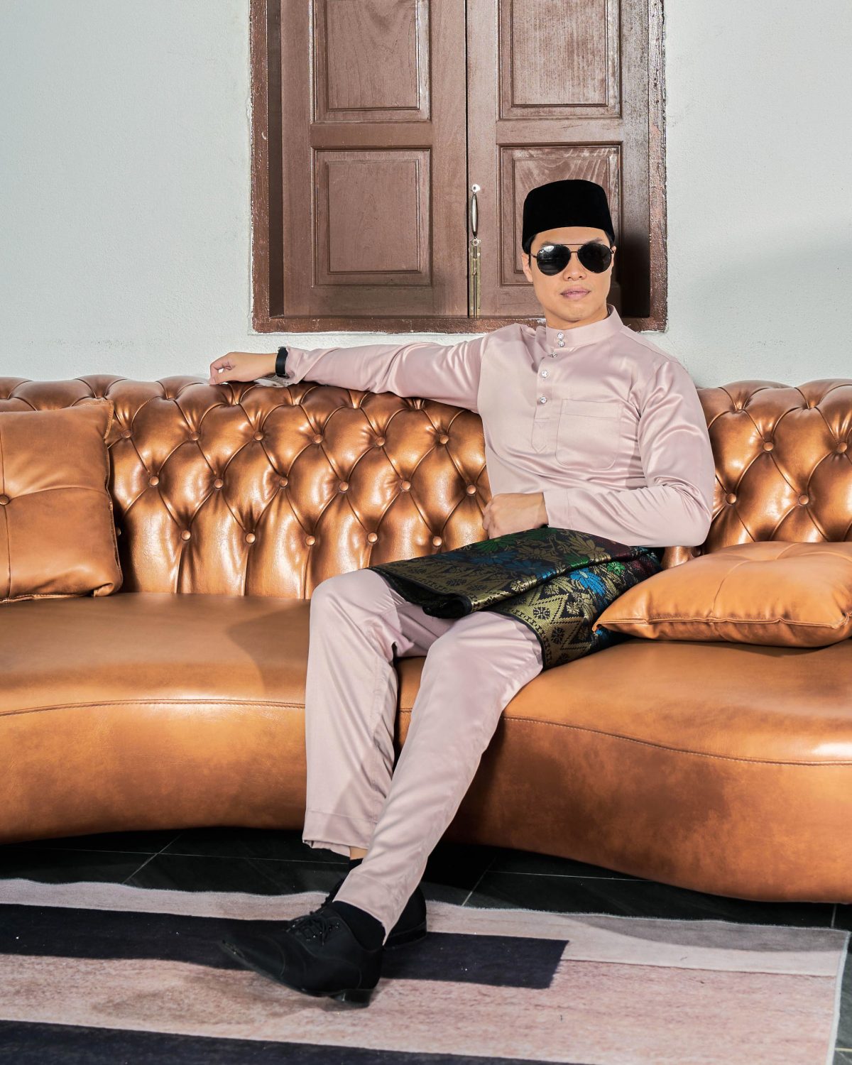 Baju Melayu Tailored Fit – Nude Champagne - Kualiti Designer, Harga 