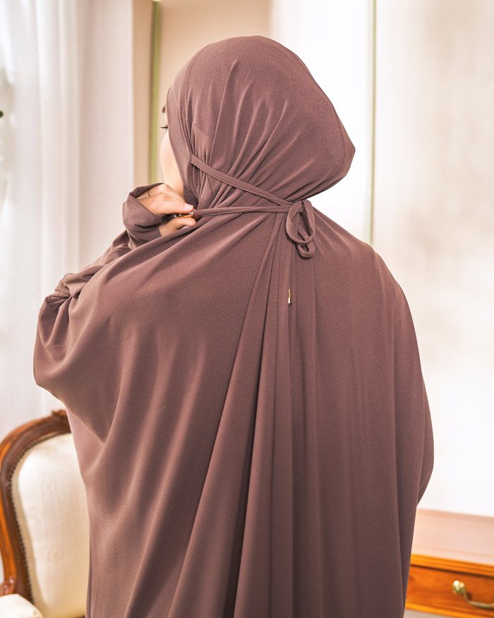 Telekung Lateefah 2.0 - Sable Brown - Image 4
