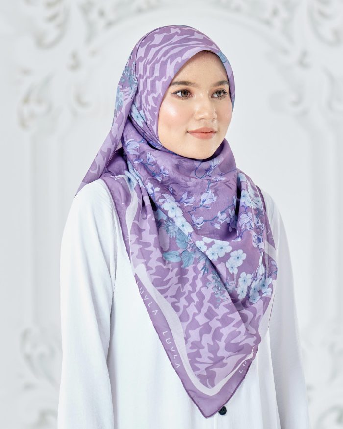 Tudung Bawal Cotton Voile Cendana - Angelica