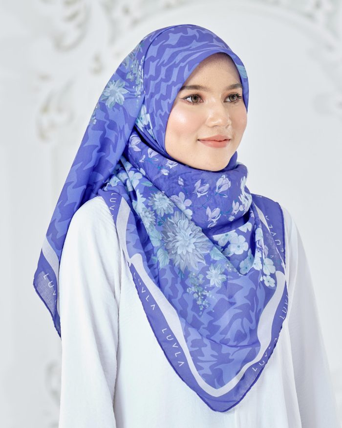 Tudung Bawal Cotton Voile Cendana - Lavender