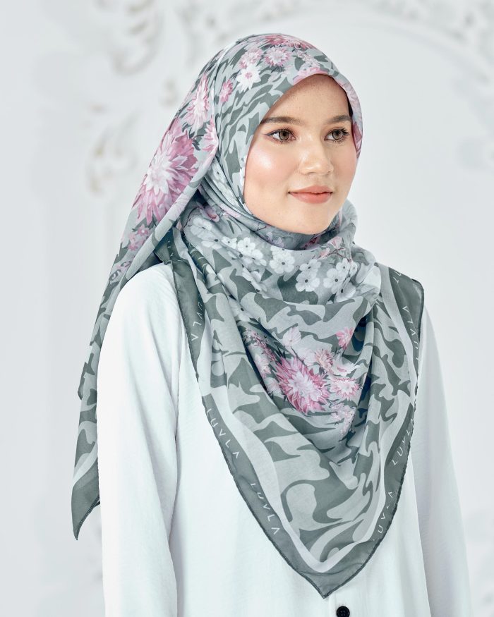 Tudung Bawal Cotton Voile Cendana - Yushino Cherry