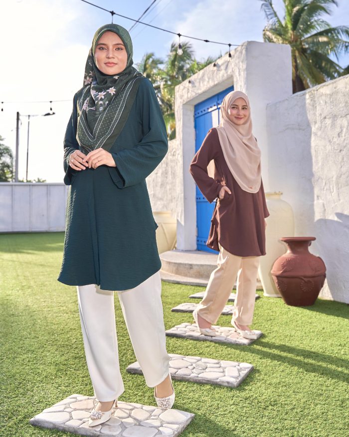 Blouse Rasha - Emerald Green - Image 6